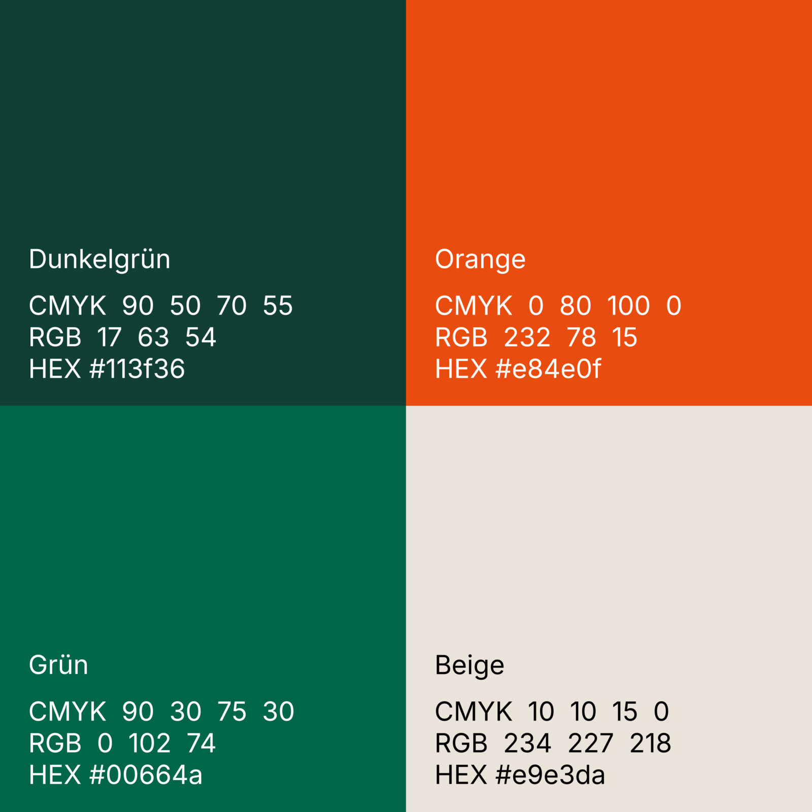 Firmenfarben der Firma Koch aus Krefeld